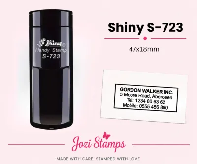 Shiny S-723 self-inking pocket stamps South Africa Jozi Stamps webp