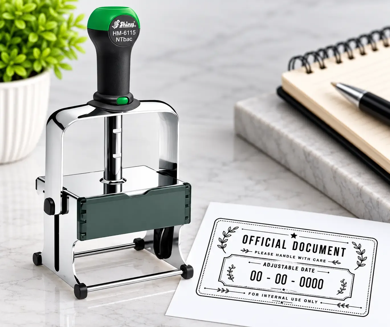 Shiny HM-6115 Heavy Duty Date Stamp (115x65mm) Jozi Stamps webp