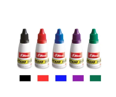 Refill Endorsement ink  bottles for creating clear and crisp impressions - Shiny 