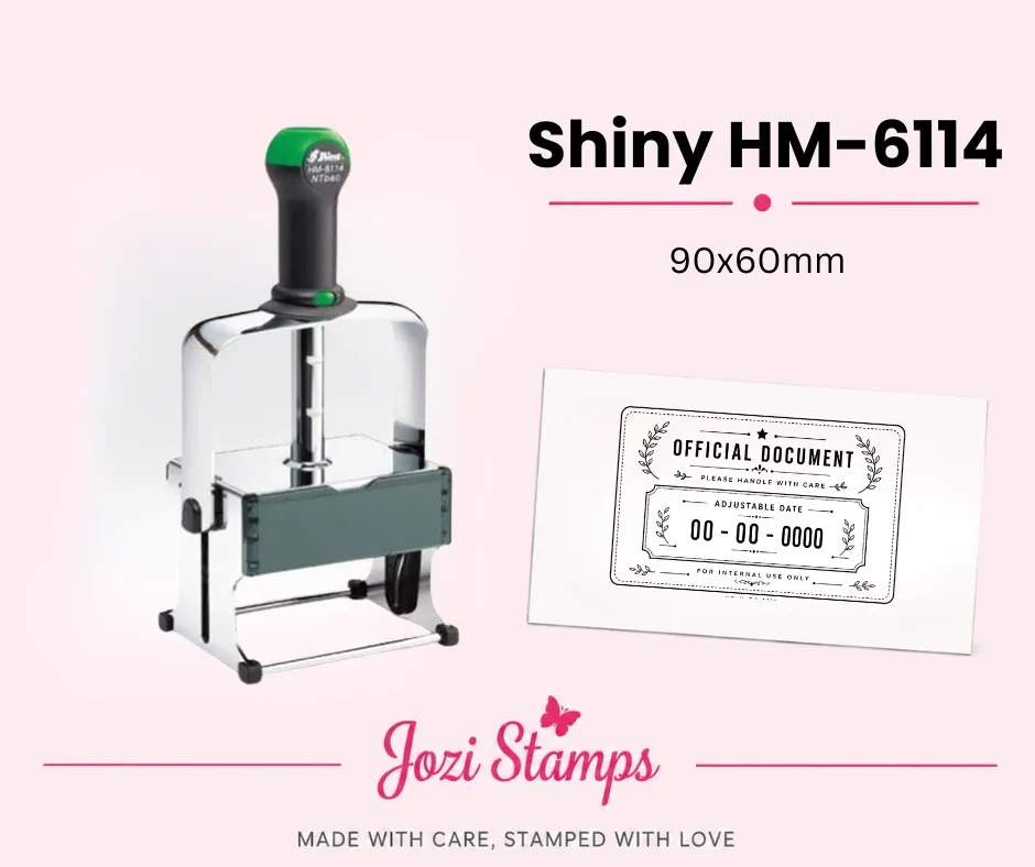 Shiny HM-6114D self-inking adjustable date stamp South Africa Jozi Stamps webp