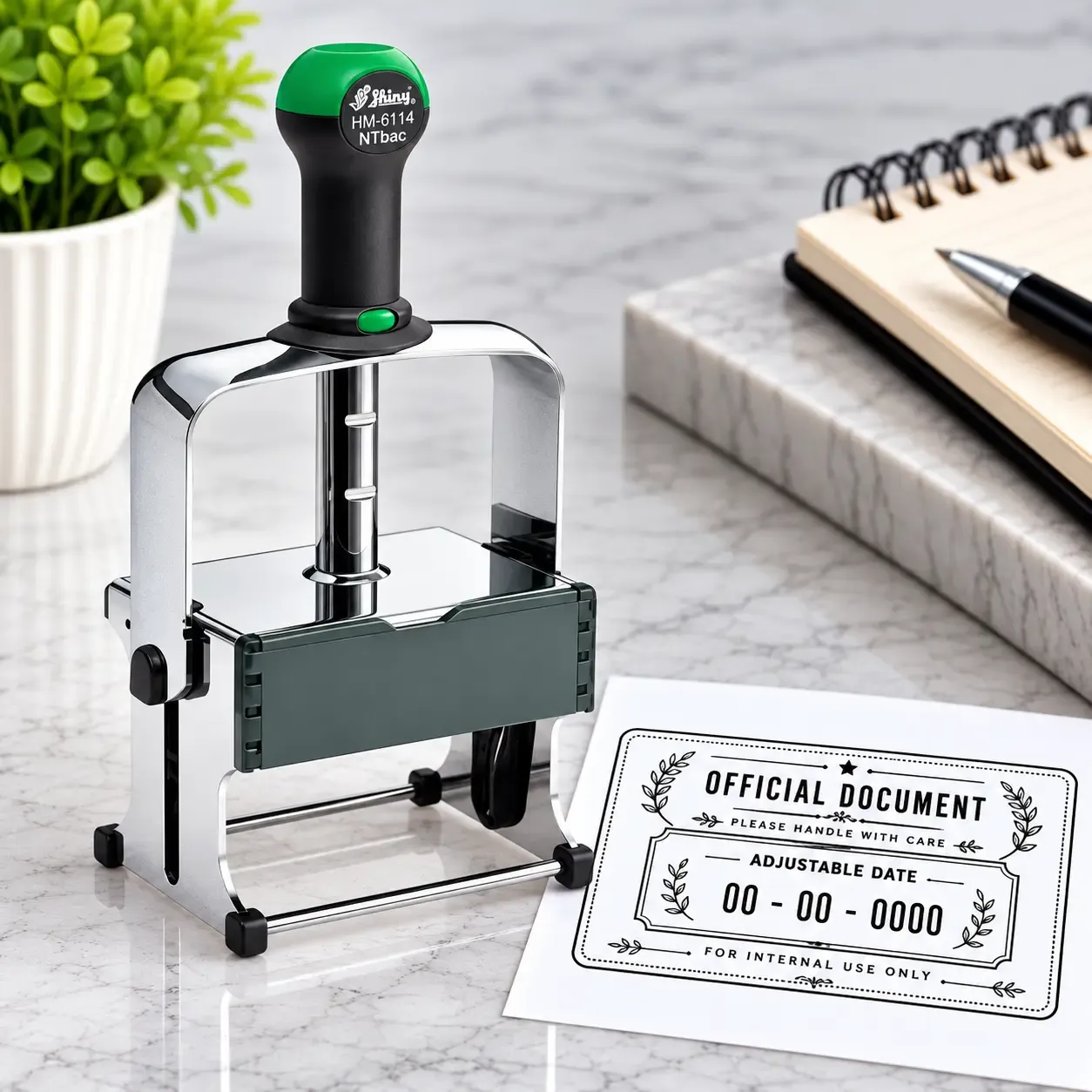 Shiny HM-6114 Heavy Duty Date Stamp (90x60mm) Jozi Stamps webp