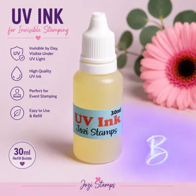 30ml UV Security Ink for event entry, asset marking and invisible security stamping by Jozi Stamps webp