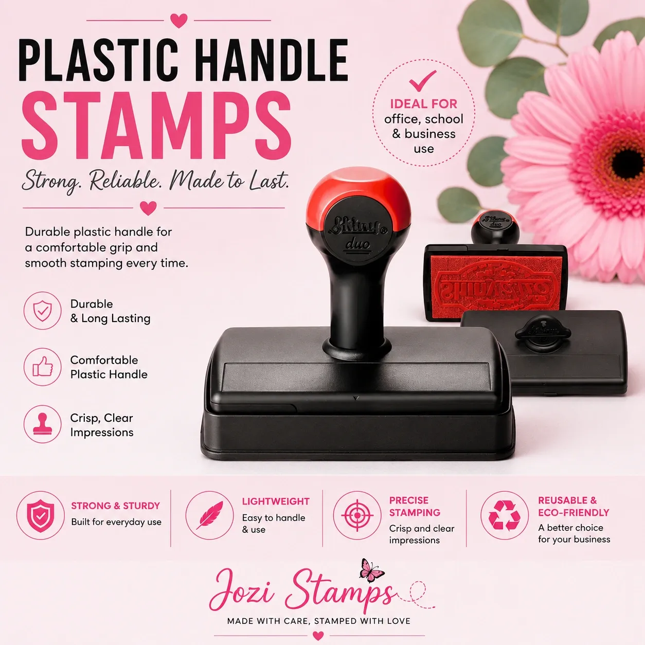 Shiny Plastic Duo Handles South Africa Jozi Stamps webp
