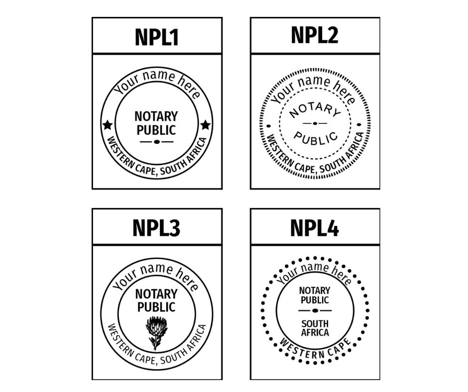 Notary Stamp - 42x42mm