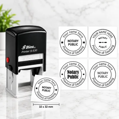 Shiny S-530 Notary Public Stamp Jozi Stamps webp