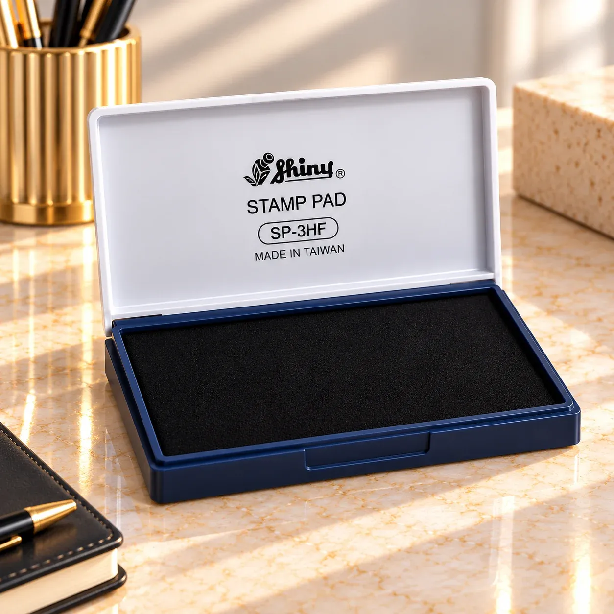 Shiny SP-3HF stamp pad 110x70mm for large traditional rubber stamps by Jozi Stamps webp