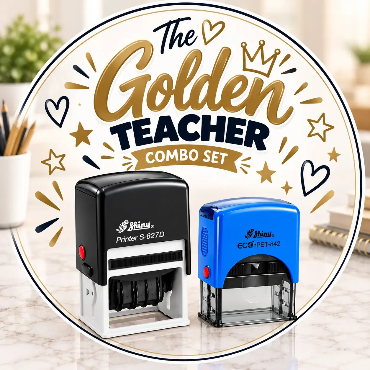 The Golden Teacher Combo Set Jozi Stamps webp