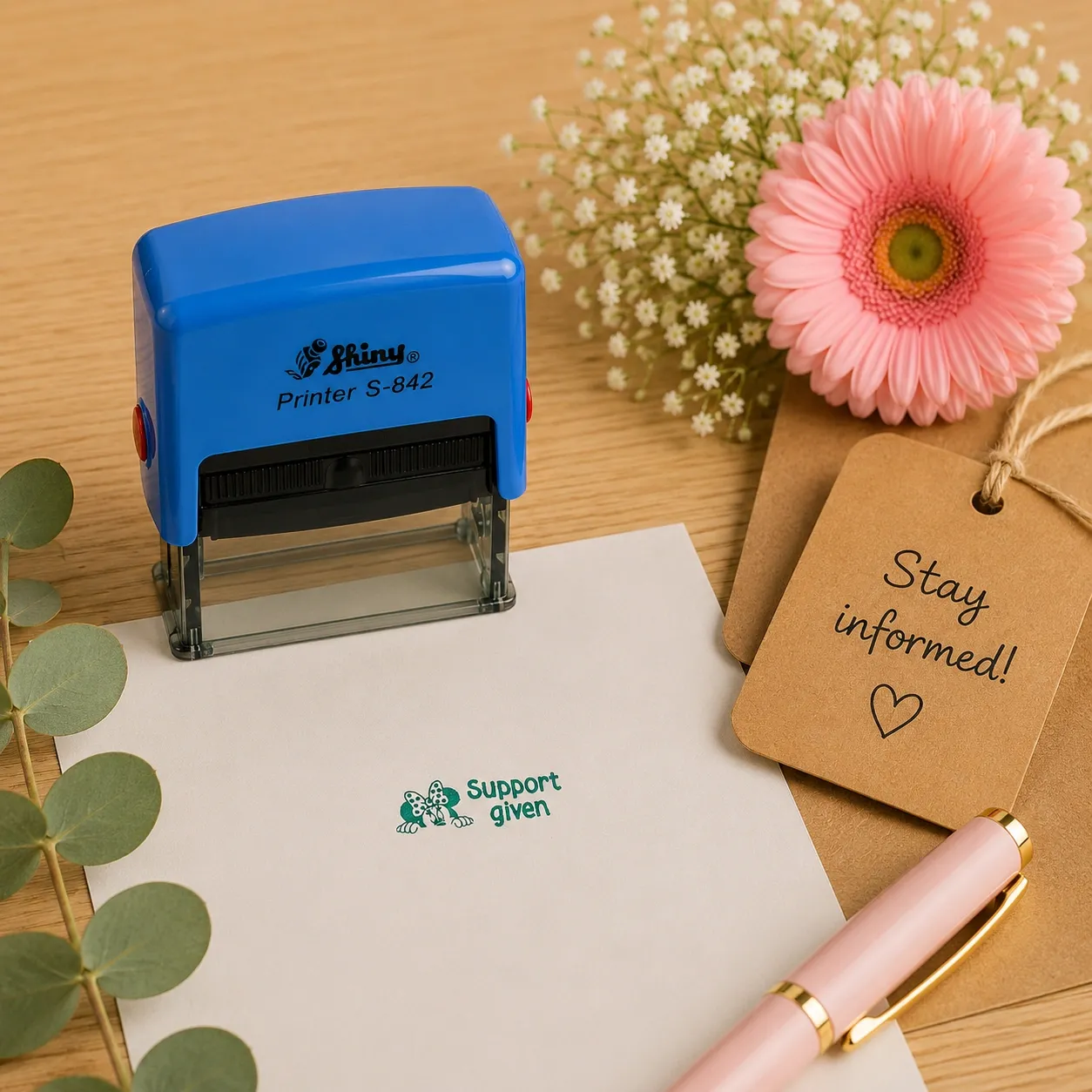 Teacher Motivational , Reward and Admin Stamp Shiny S-842 South Africa Jozi Stamps