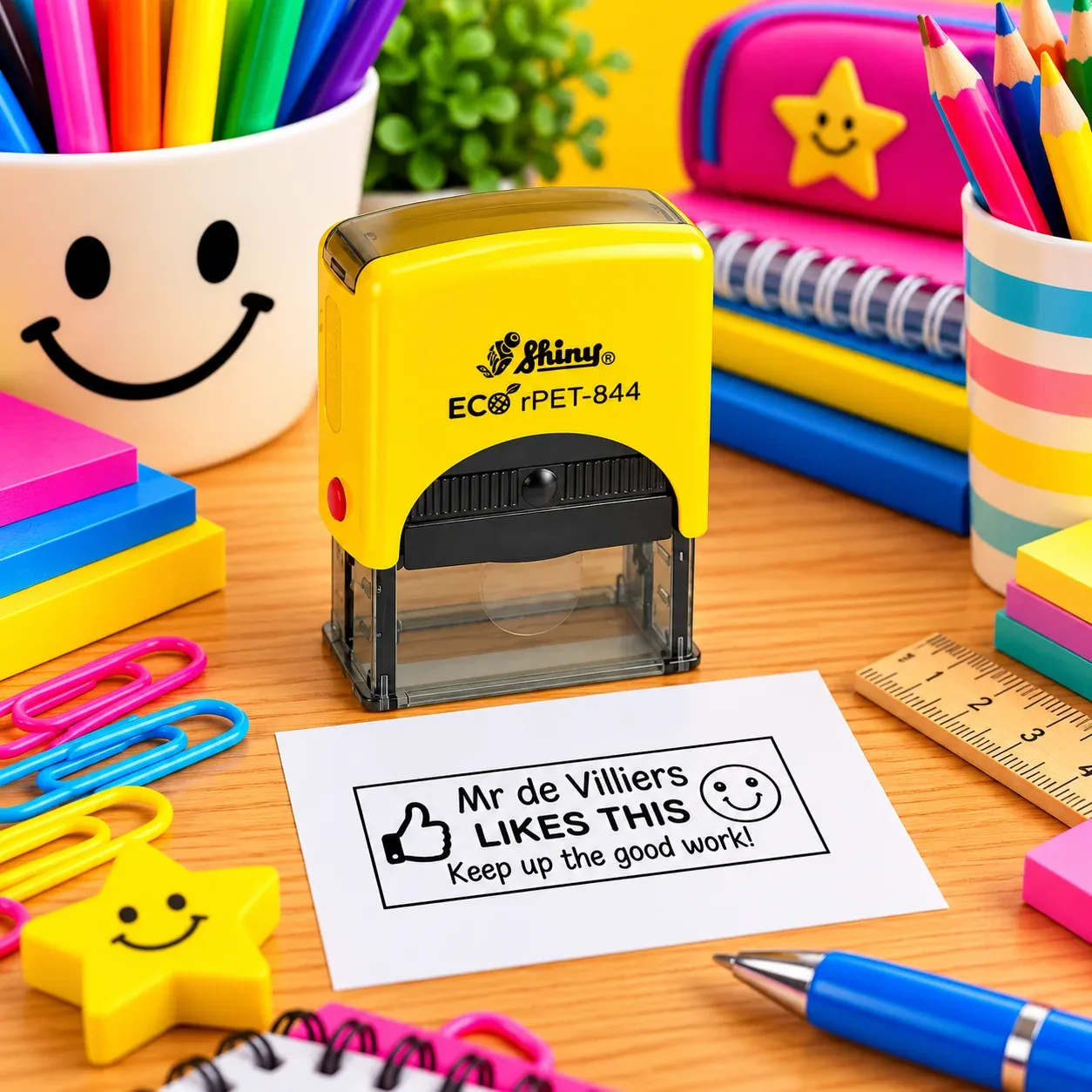 Self-Inking Max Stamp - 58x22 mm Teacher Checking and Marking Stamps Jozi Stamps webp