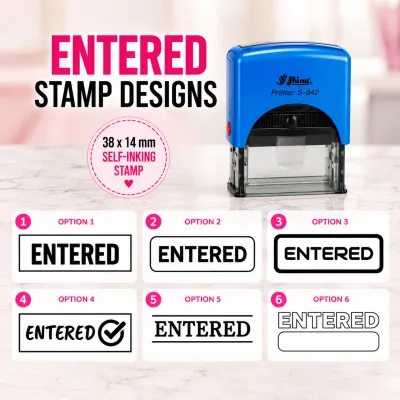Shiny S-842 ENTERED Stamp Jozi Stamps webp