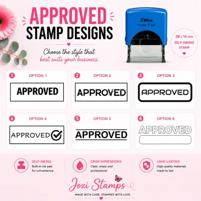 S-842 self-inking Appoved Stamp South Africa Jozi Stamps webp