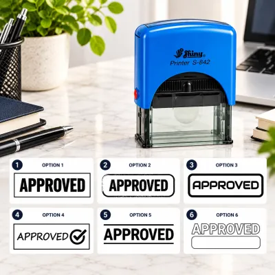 Shiny S-842 Approved Stamp Jozi Stamps webp