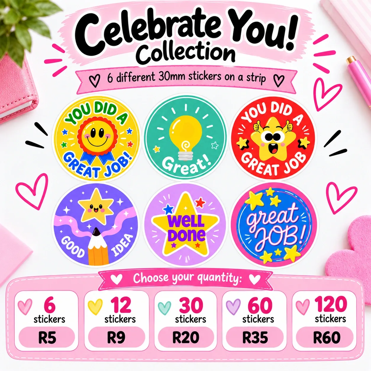 Teacher Reward Stickers Jozi Stamps Webp