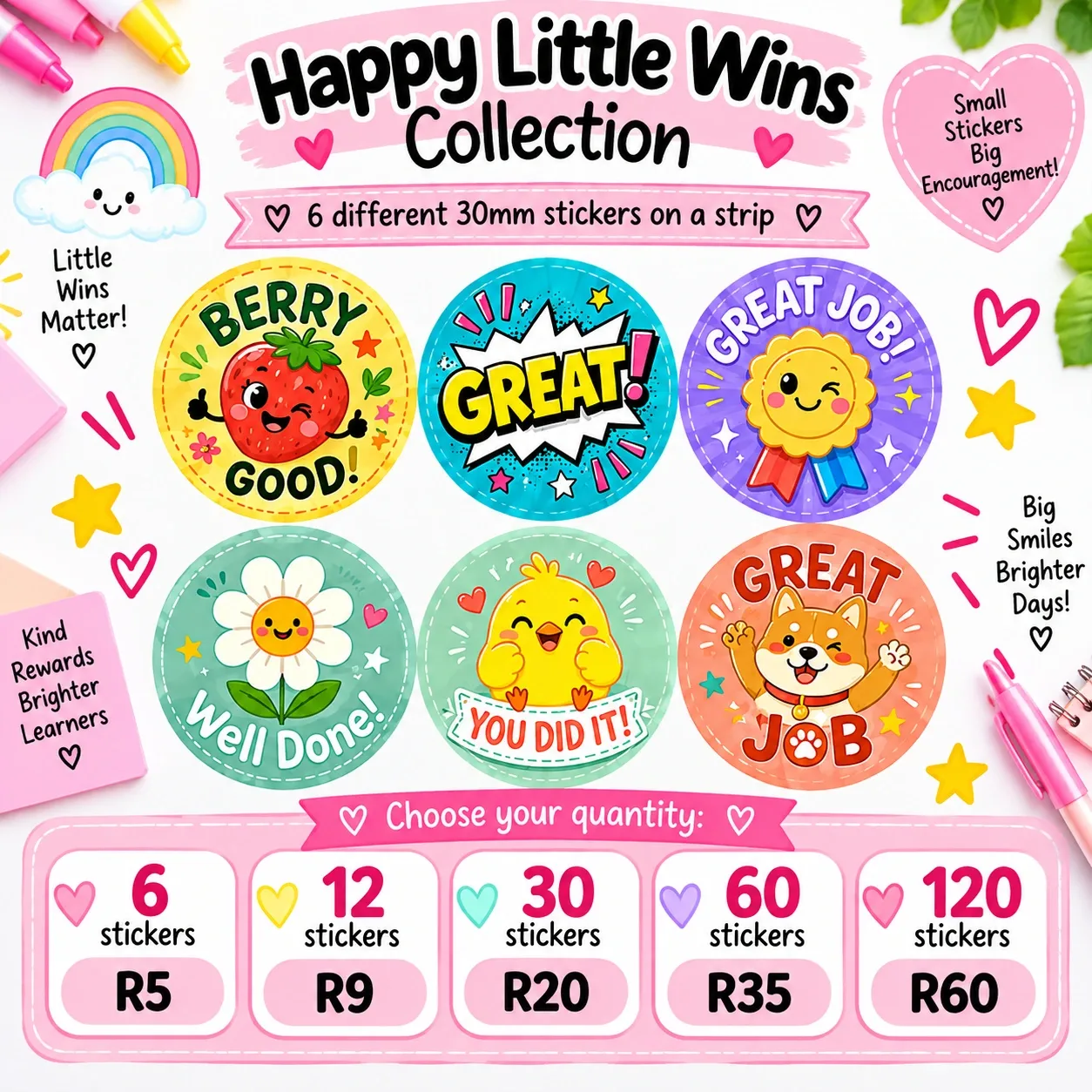 Teacher Reward Stickers Jozi Stamps Webp