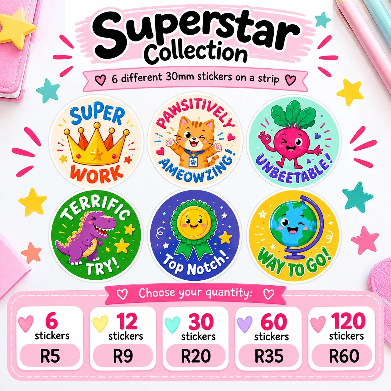 Teacher Reward Stickers Jozi Stamps webp