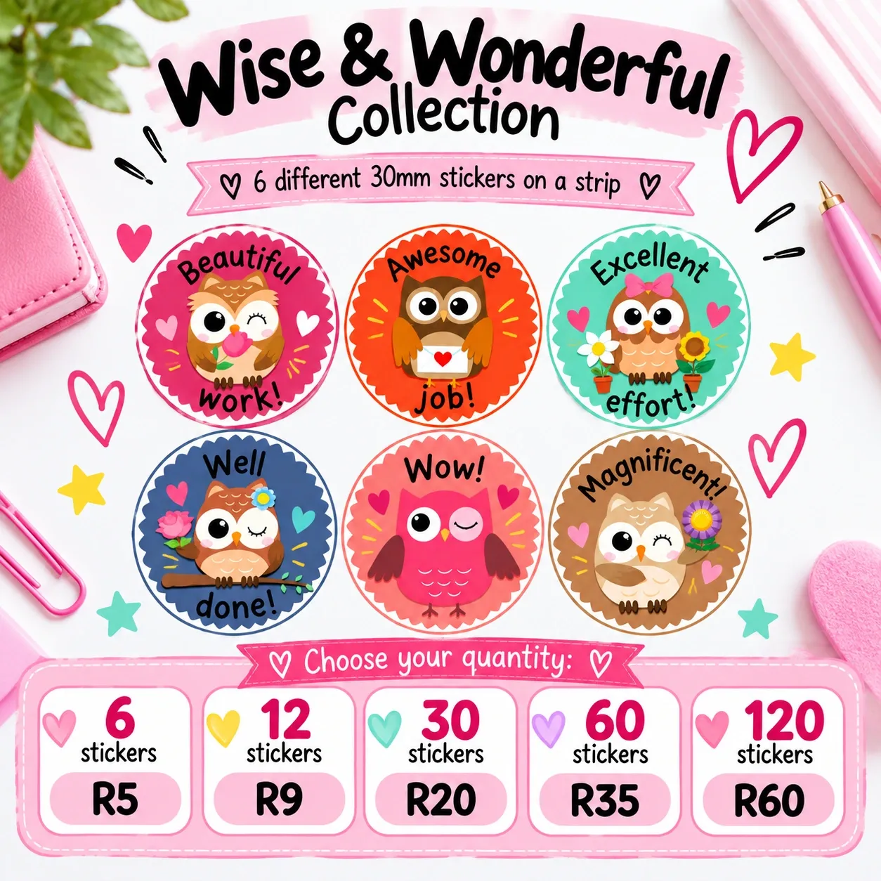 Teacher Reward Stickers Jozi Stamps webp