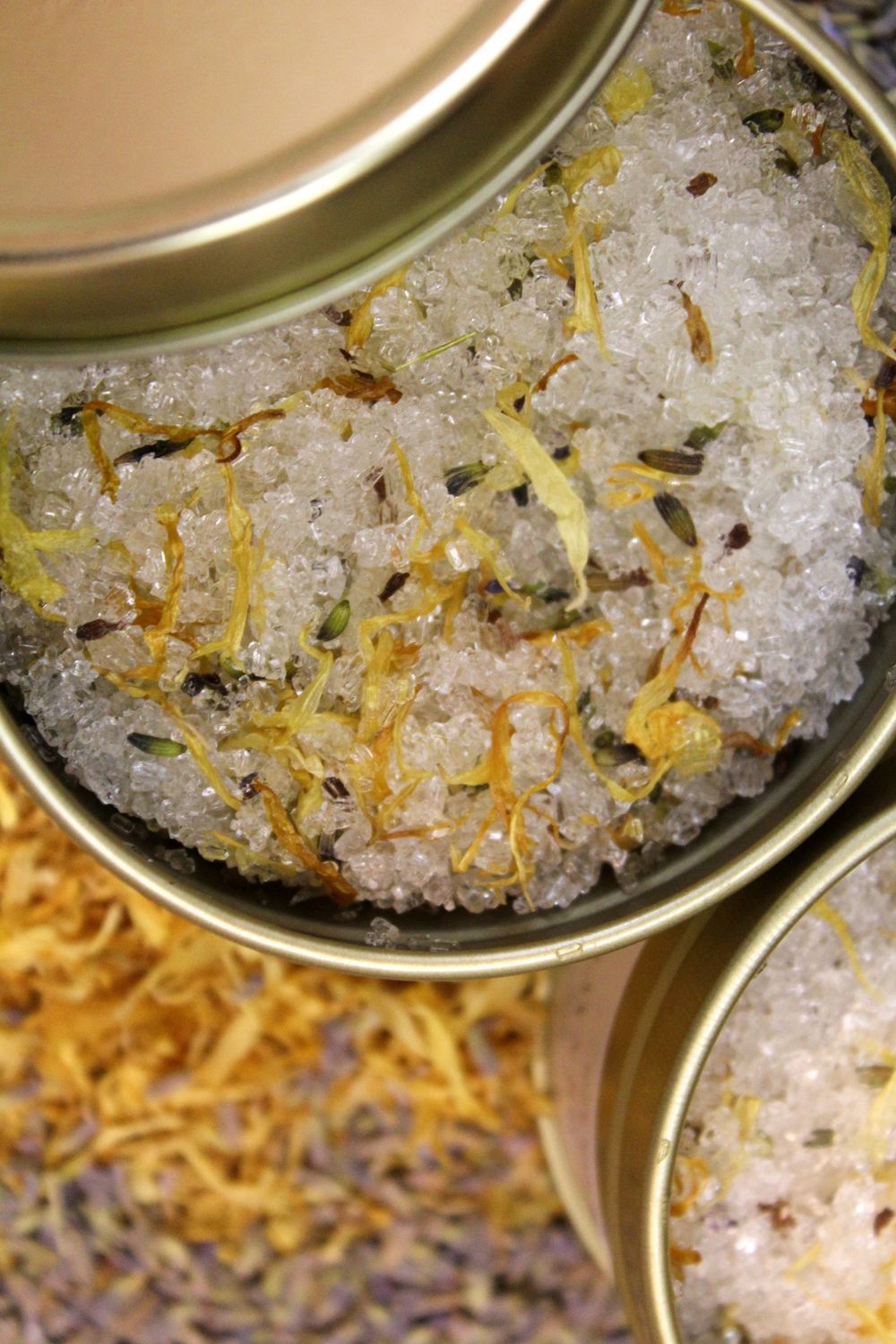 Calendula,Lavender &amp; Infused Oils ~ Relax n Recharge Espom Salts