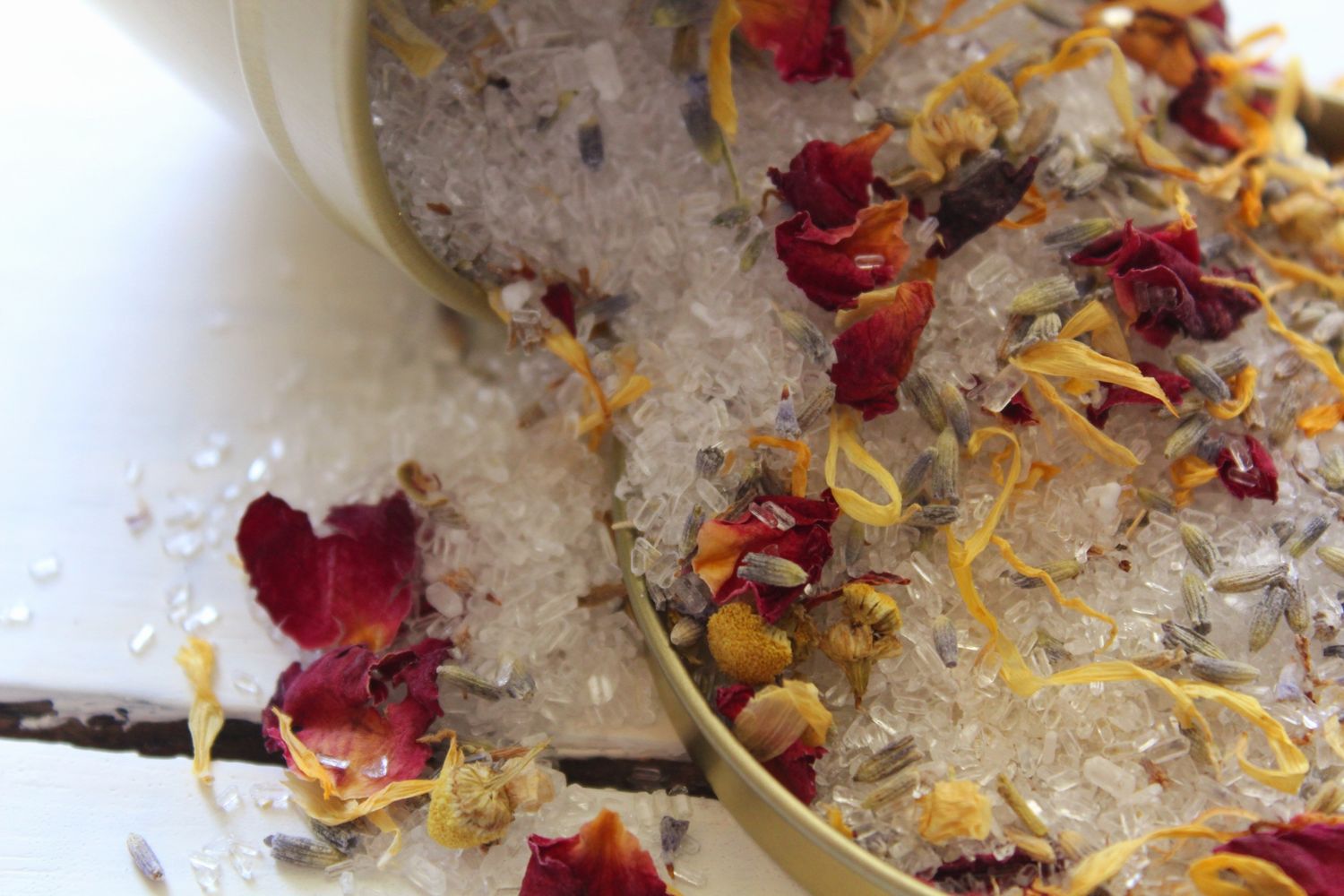 Pure Petals Soak, Lavender, Chamomile, Calendula &amp; Rose ~ Relax &amp; Recharge Epsom Salts