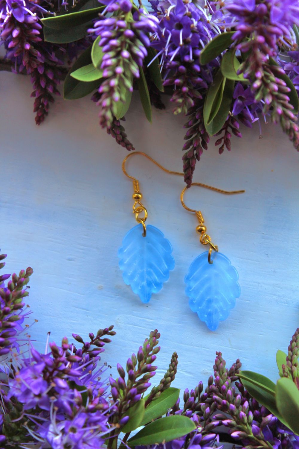 Luminous Leaves Collection ~ Zinc Alloy Handcrafted Earrings
