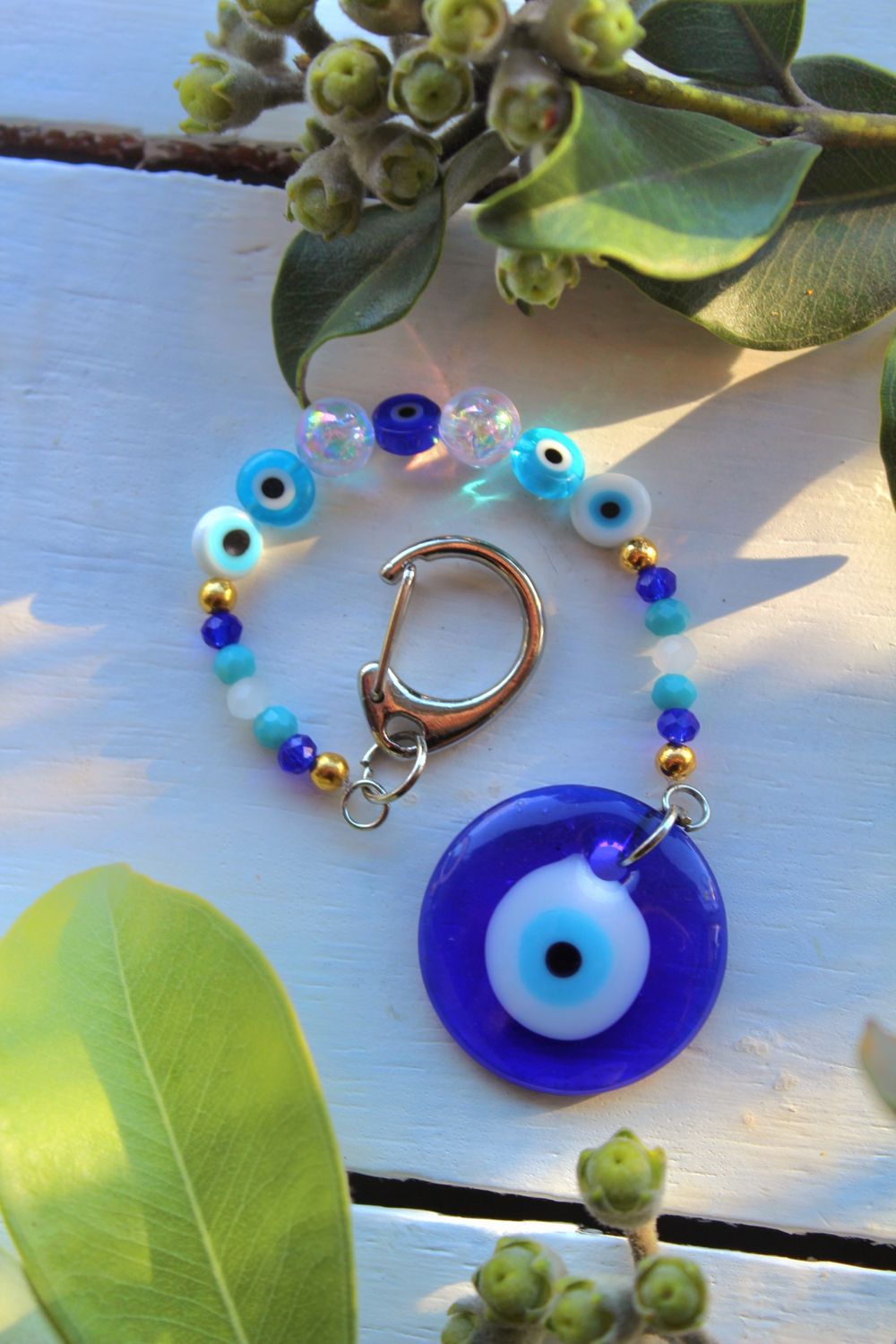 Mystic Eye Collection ~ Beaded Handcrafted Keychain