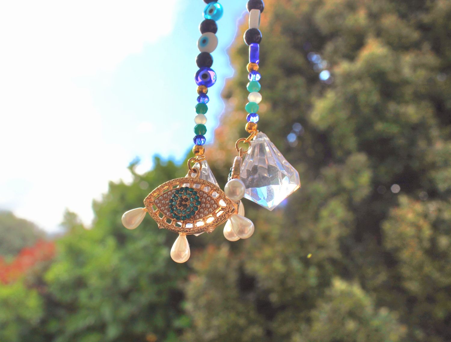 Mystic Eye Collection ~ Beaded Handcrafted Suncatcher