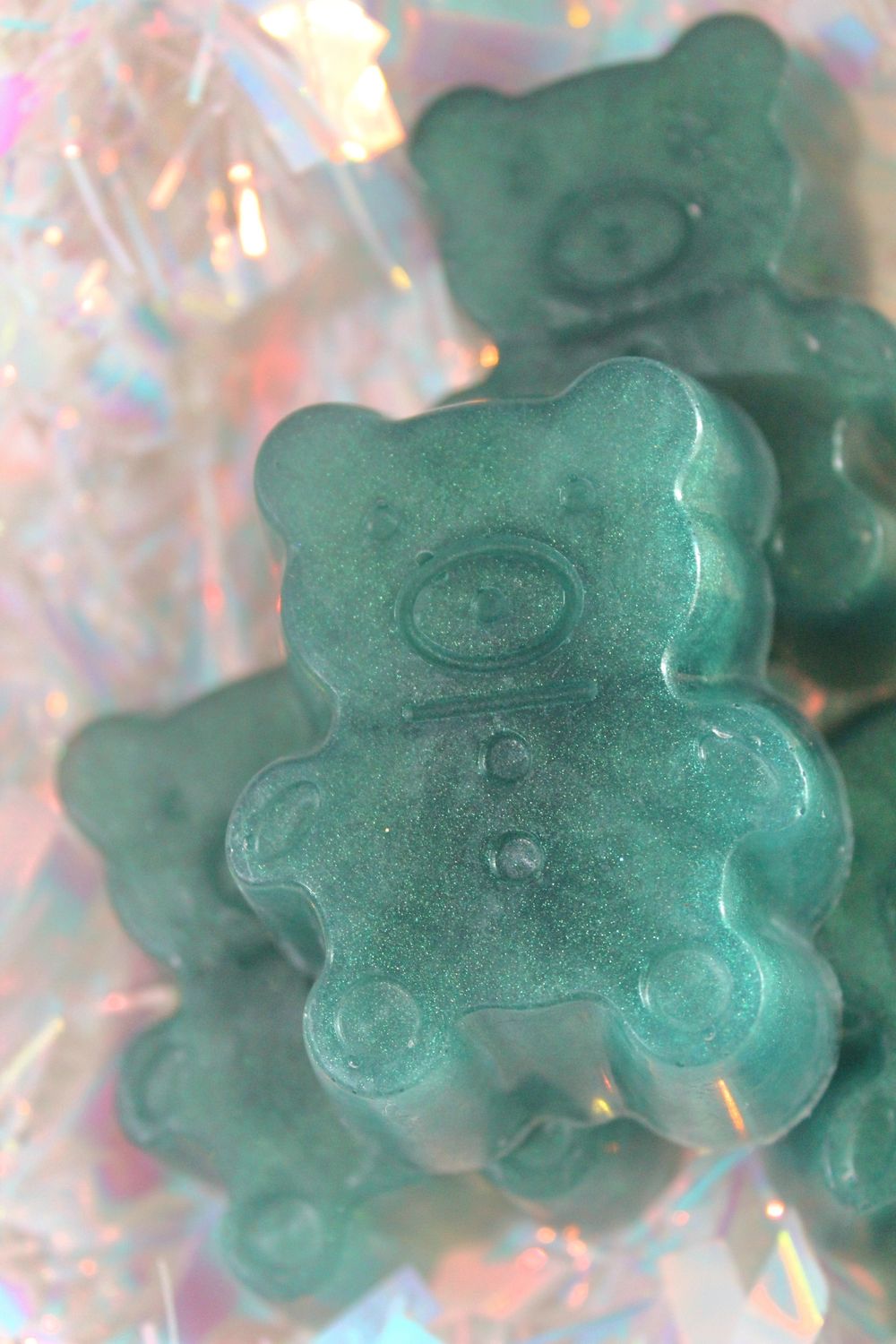 Christmas Limited Edition ~ Peppermint Arvensis Teddy Bear Soap 75grams