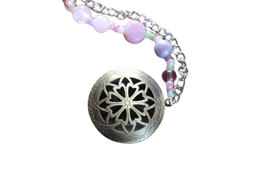Crystalline Butterfly Locket