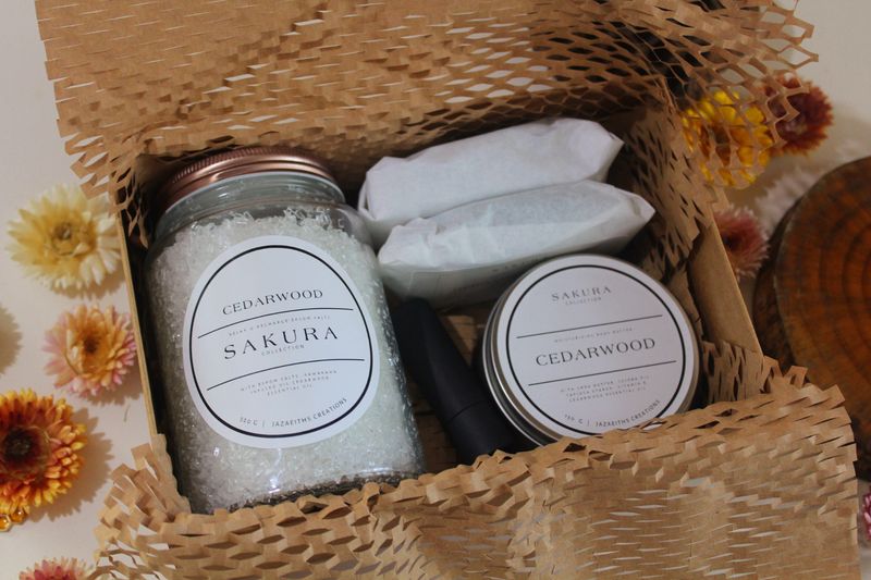 Cedarwood Self-Care Bundle Box