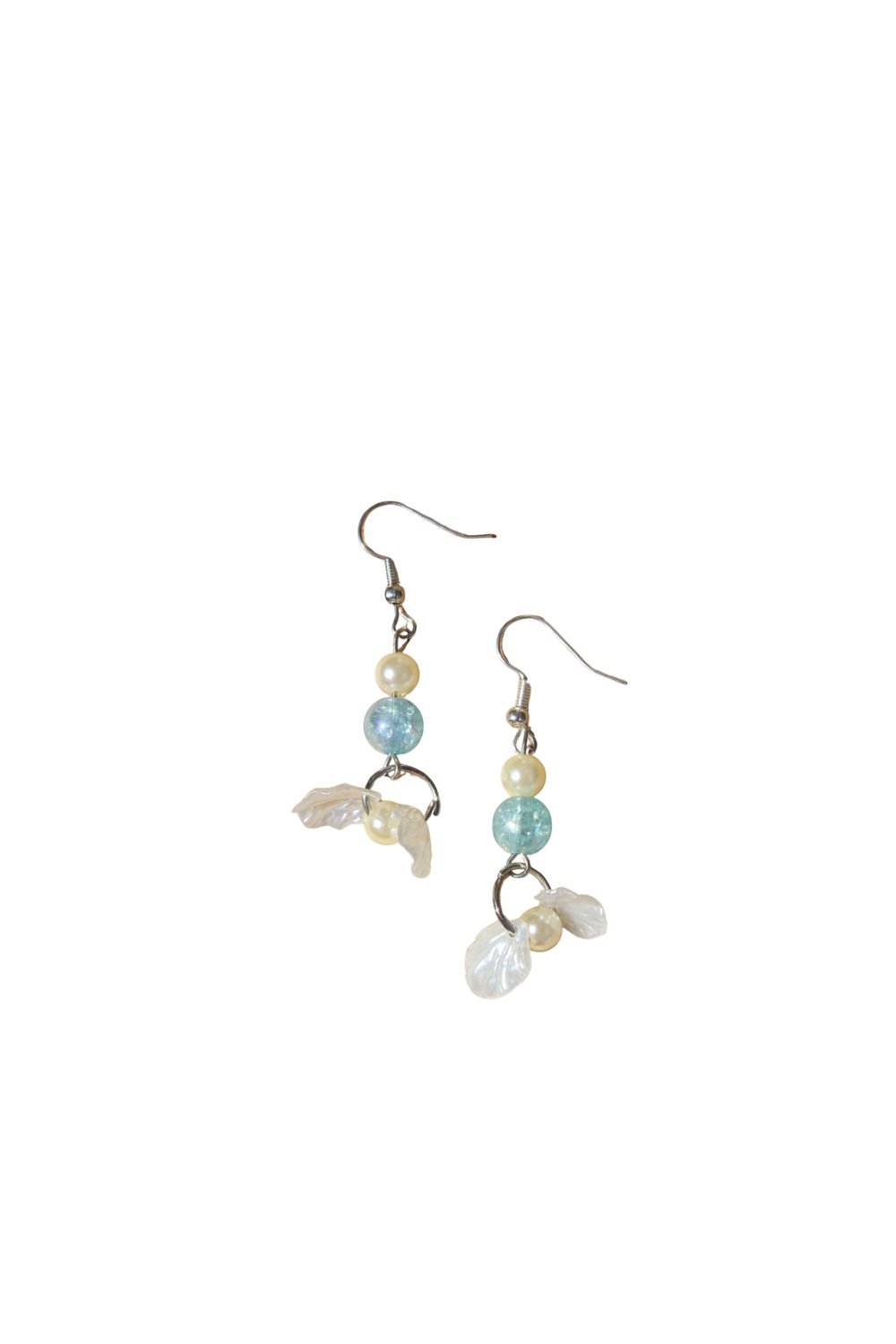 Mermaid Shell Pearl Earrings