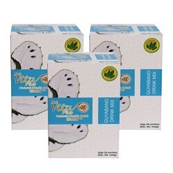 First Vita Plus Natural Health Drink ™ Guyabano Gold (Soursop Fruit) Booster Pack