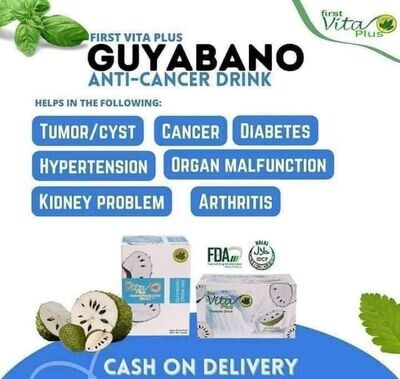 First Vita Plus Natural Health Drink ™ Guyabano Gold (Soursop Fruit) Booster Pack