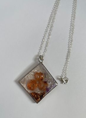 The Orgonite Pendant- Large Square