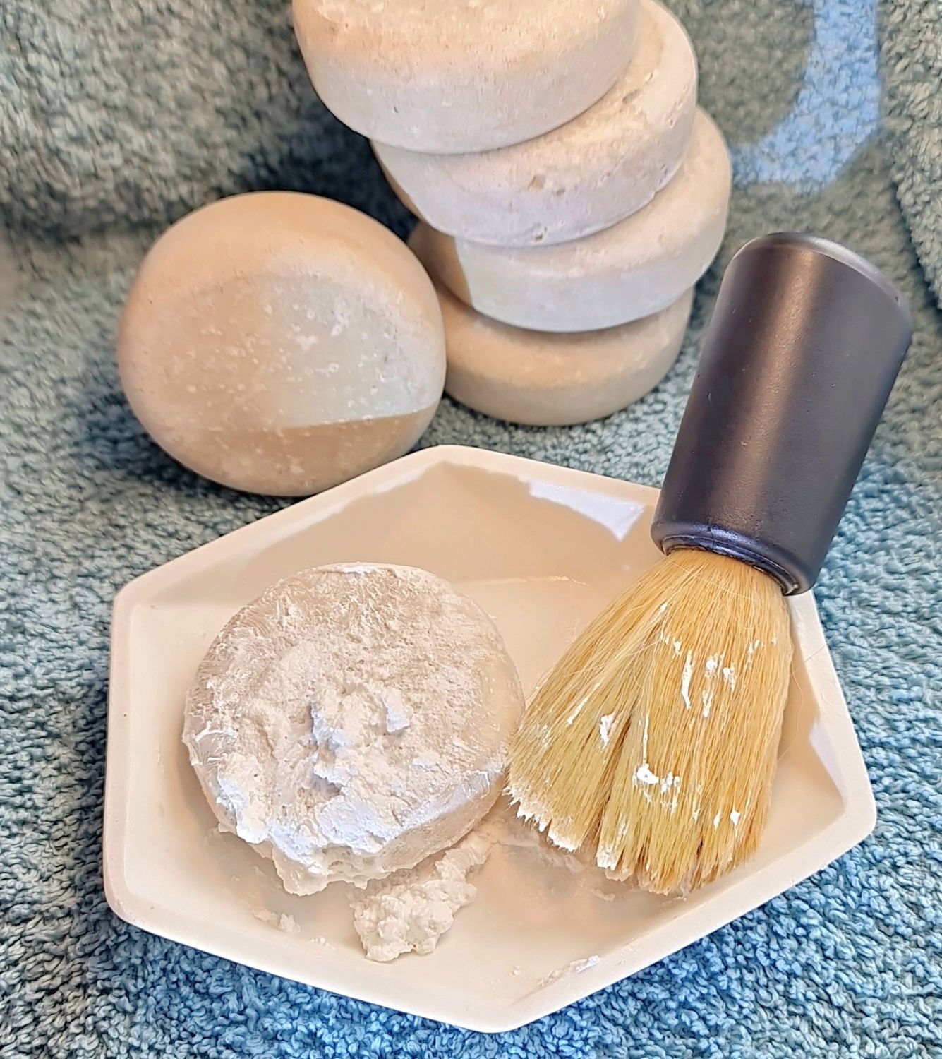 Goat Milk &amp; Juniper Berries Shaving Bar - Handcrafted, Cruelty-Free, UK-Made