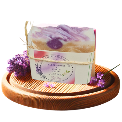Elderflower and Orange Soap Bar – Natural, Handmade, Plastic-Free