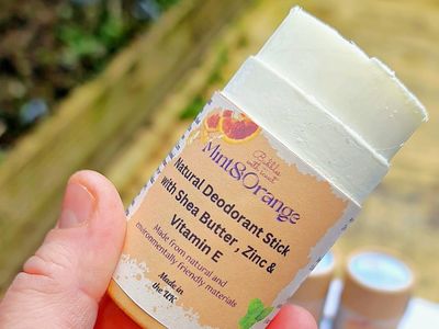 Mint &amp; Sweet Orange Natural Deodorant Stick – The Perfect Family-Friendly &amp; Gift