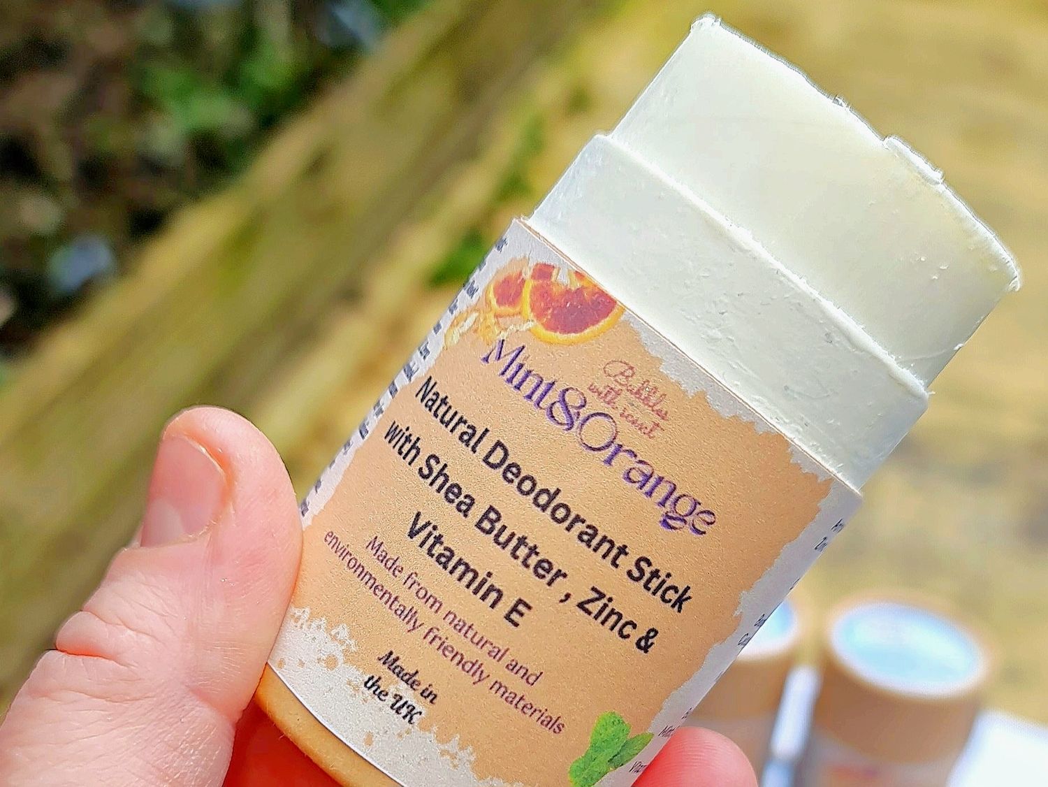 Mint &amp; Sweet Orange Natural Deodorant Stick – The Perfect Family-Friendly &amp; Gift