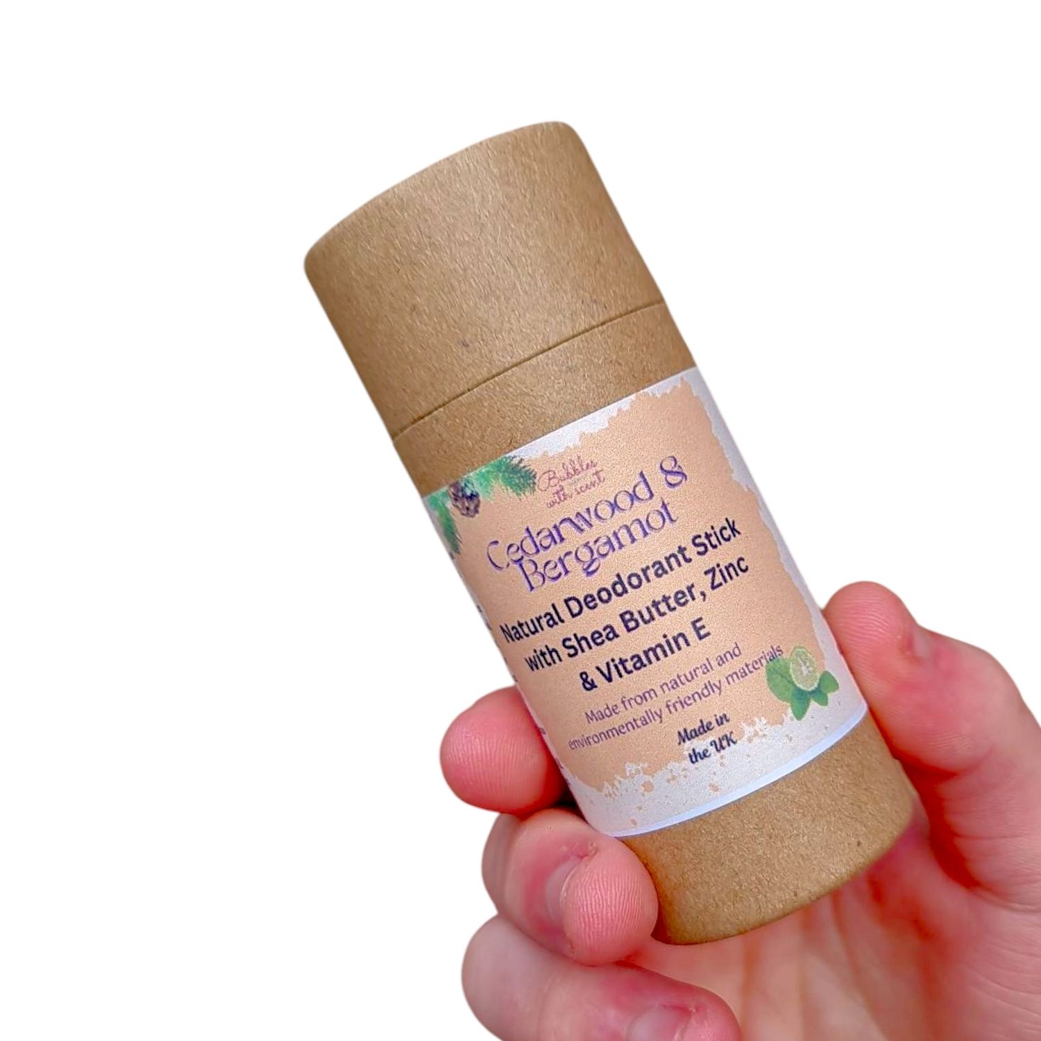  Cedarwood &amp; Bergamot Natural Deodorant Stick – Natural skincare 