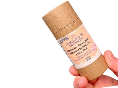 Rosemary &amp; Geranium Natural Deodorant Stick – The Perfect Family-Friendly &amp; Gift