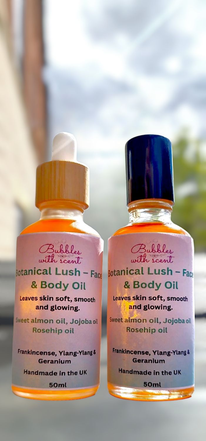 Botanical Lush – Face &amp; Body Oil  with Petitgrain, Sage &amp; Turmeric 