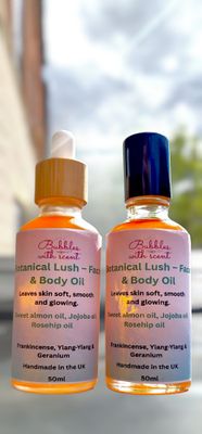 Botanical Lush – Face &amp; Body Oil  with Petitgrain, Sage &amp; Turmeric 