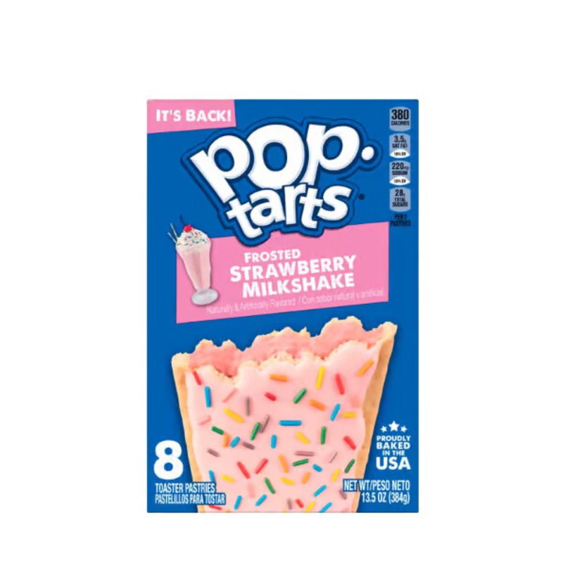Pop Tarts Frosted Strawberry Milkshake 8 Pack