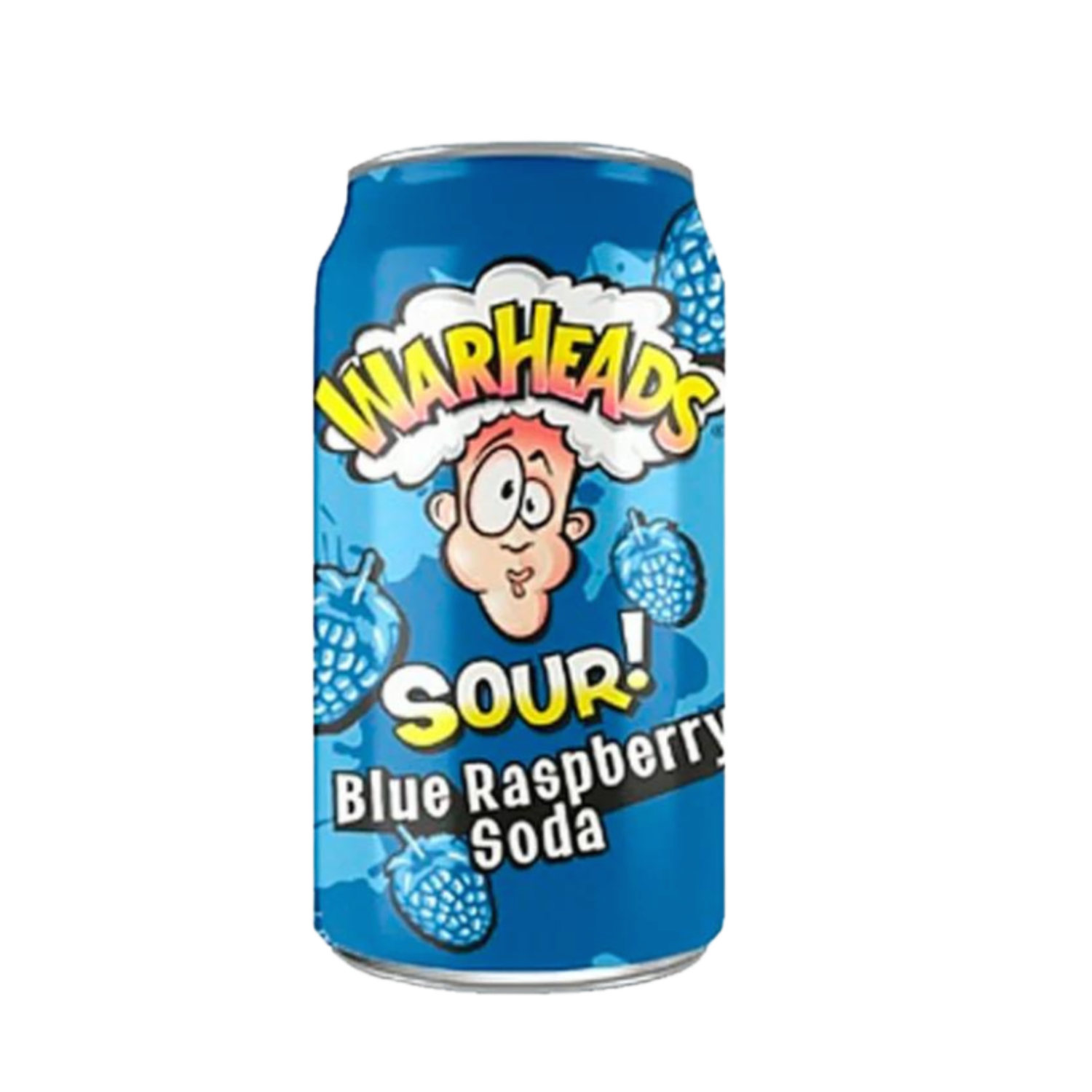 Warheads Sour Blue Raspberry Soda