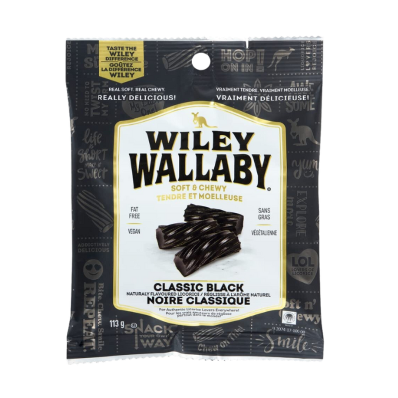 Wiley Wallaby Classic Black Licorice