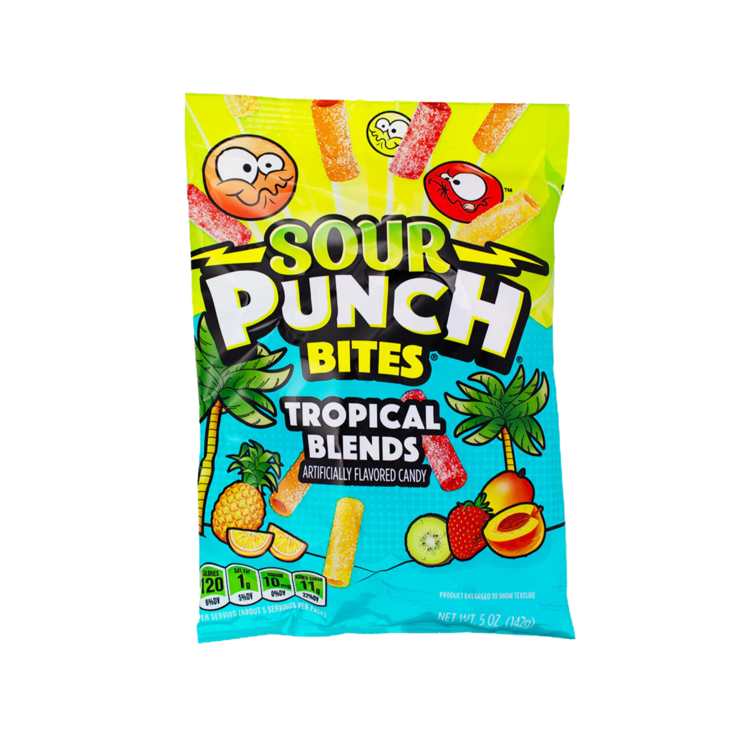 Sour Punch Sour Bites Tropical Blends