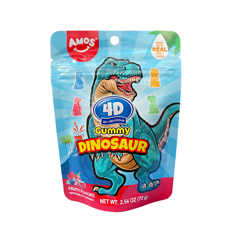 4D Dinosaur Fruit Gummies