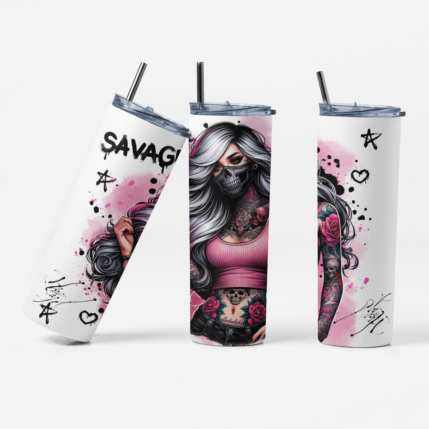 SAVAGE Stylish Stainless-steel tumblers