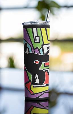 Retro Break Dance 20 oz Stainless-Steel Tumbler 2