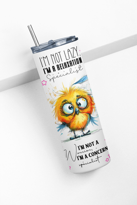 Funny Duck Coffee Quote Stainless-Steel Tumbler