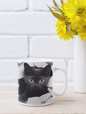 Black Cat Mug 2