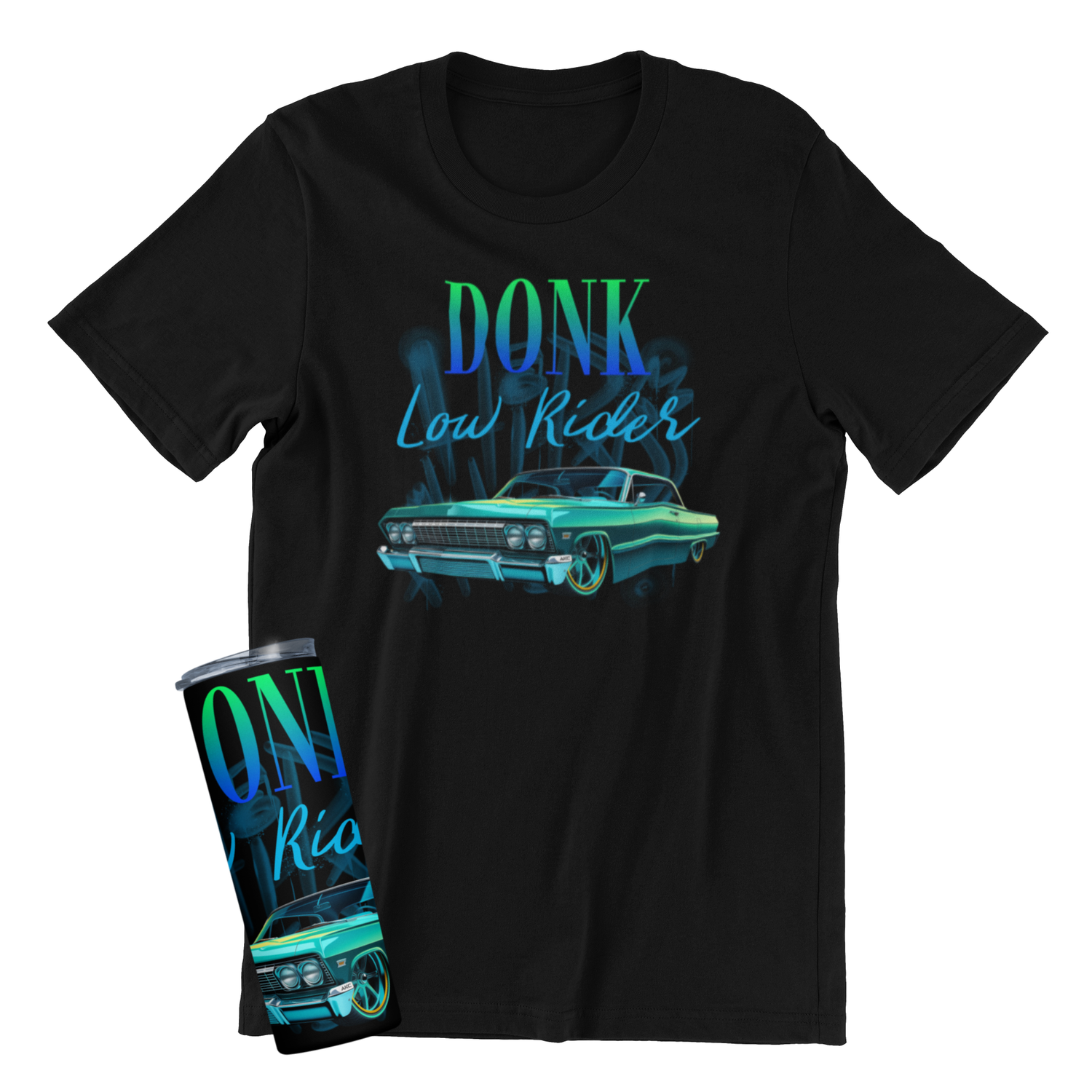 AKCU - Lowrider Blue Graphic Tumbler